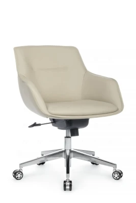 Кресло для переговорной Riva Design Magic-M B628 бежевая премиум экокожа
