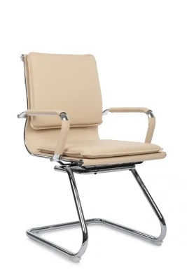 Конференц кресло Riva Hugo RCH 6003-3EC бежевая экокожа