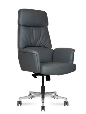 Кресло для руководителя Norden Bonno HD-2204-2 H grey серая кожа