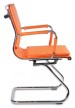 Конференц кресло Бюрократ CH-993-Low-V CF оранжевая экокожа - 2