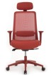 Кресло для персонала Riva Design Chair WORK W-218C красная сетка - 1