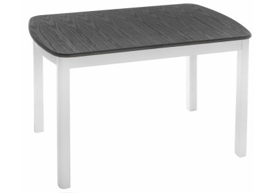 Обеденный стол Woodville Carbi серый / белый